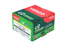 Timco C2 Multi-Purpose Premium Screws - 4.0 x 50mm (200pcs)