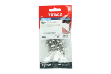 Timco Polymer Headed Pins A4 Stainless Steel White - 40mm (250pcs)