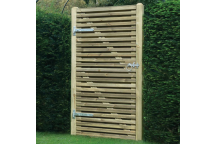 Superior Double Slatted Gate - 1.8 x 0.9m (6 x 3\')