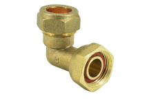 Compression Bent Tap Connector 22mm x 3/4\'\'