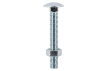 Timco Carriage Bolts & Hex Nut -  M6 x 150mm (2pcs)
