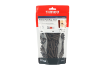 Timco Premium Plastic Plugs - Brown (200pcs)
