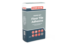 Evo-Stik Fast Set Floor Tile Adhesive For Concrete Floors Grey - 20KG