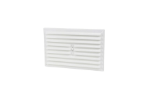 Timco Louvre Grill Vent White - 242 x 165mm