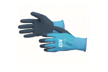 Ox Waterproof Latex Gloves - Size L
