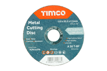 Timco Metal Cutting Discs - 115 x 22.2 x 1.0mm (10pcs)