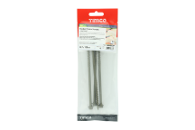 Timco Timber Screws Hex Flange Head Exterior Green - 6.7 x 150mm (4pcs)