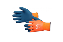 Ox Waterproof Thermal Latex Gloves - Size L