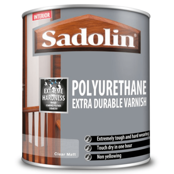 Sadolin Polyurethane Extra Durable Gloss Varnish Clear - 1L