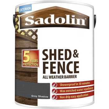 Sadolin Shed & Fence Protect Grey Shadow - 5L