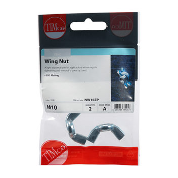 Timco Wing Nut - M10 (2pcs)