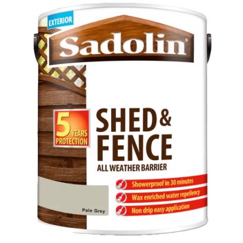 Sadolin Shed & Fence Protect Pale Grey - 5L