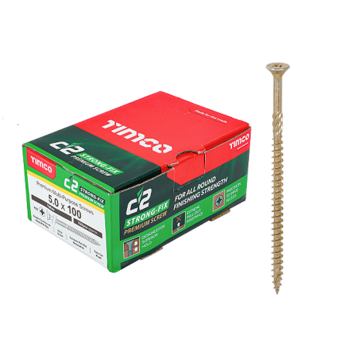 Timco C2 Multi-Purpose Premium Screws - 5.0 x 100mm (1000pcs)