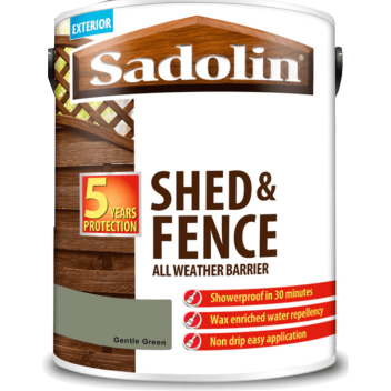 Sadolin Shed & Fence Protect Gentle Green - 5L