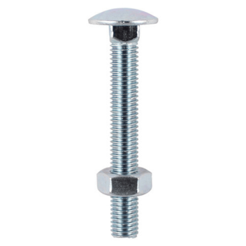 Timco Carriage Bolts & Hex Nut - M10 x 200mm (10pcs)